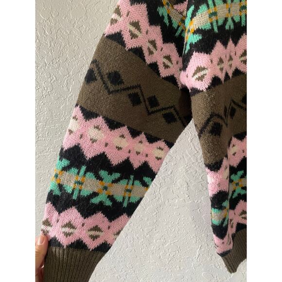 Vintage 80's Sync by Union Bay Women's Pullover Turtleneck Sweater - Picture 4 of 8